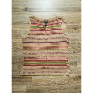 NWT Ralph Lauren Sleevless Knit Top